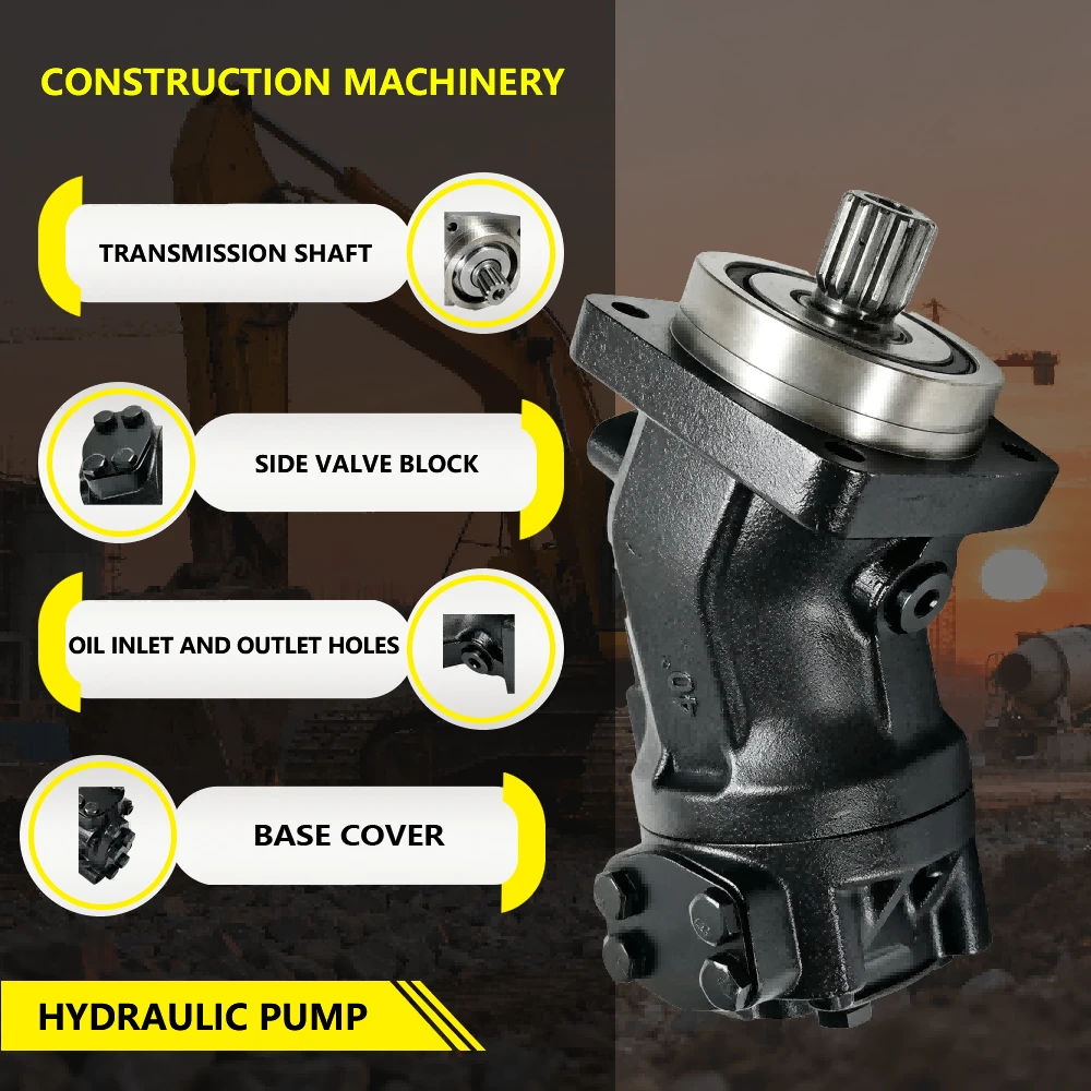 Rexroth A2FO32/61L-VAB05 Banana Hydraulic Gear Pump For Zoomlion SANY Putzmeister Concrete Pump suppliers